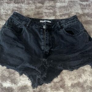 Pacsun black mini shorts